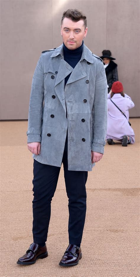 sam smith burberry coat